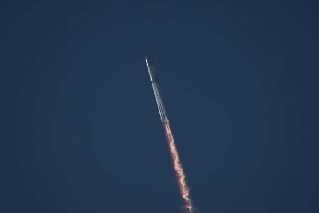 The SpaceX Starship lifts off from the launchpad during a flight test from Starbase in Boca Chica, Texas The SpaceX Starship lifts off from the launchpad during a flight test from Starbase in Boca Chica, Texas