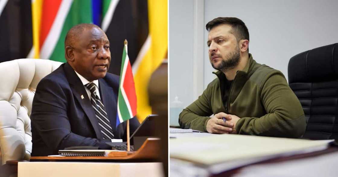 Cyril Ramaphosa, President Volodymyr Zelenskyy, Ukraine, Russia Cyril Ramaphosa, President Volodymyr Zelenskyy, Ukraine, Russia