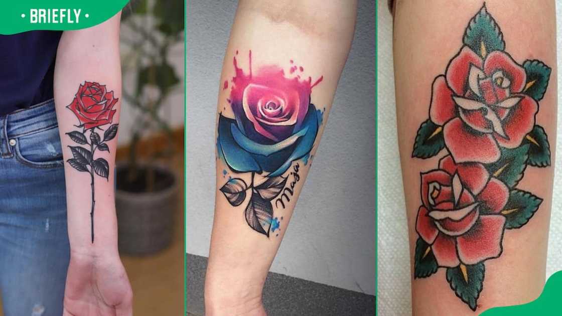 Stunning rose tattoo ideas Stunning rose tattoo ideas