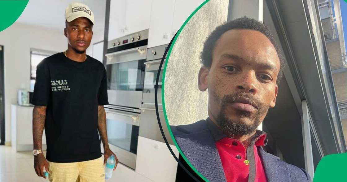 Thembinkosi Lorch bought a truck but Nota dragged him. Thembinkosi Lorch bought a truck but Nota dragged him.