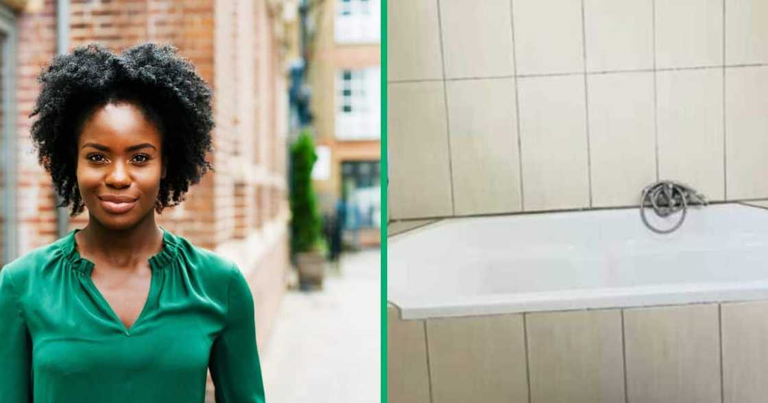 A woman took to TikTok to showcase her renovated bathroom. A woman took to TikTok to showcase her renovated bathroom.