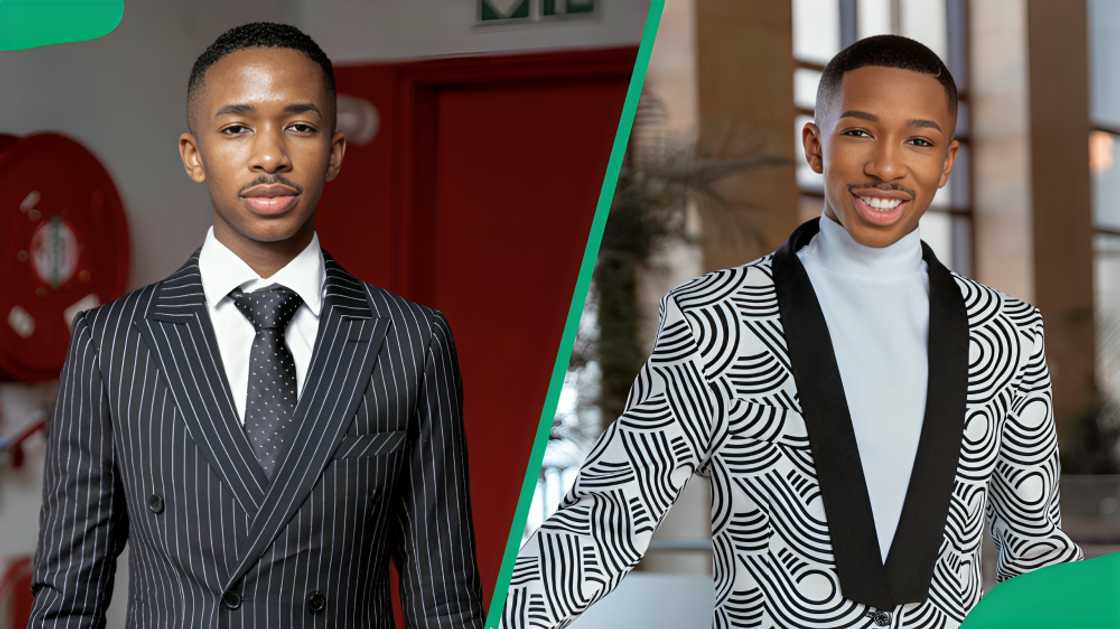 Lasizwe Dambuza posing for photos at different events Lasizwe Dambuza posing for photos at different events