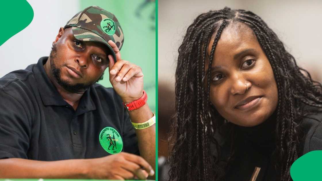 Floyd Shivambu and Duduzile Zuma-Sambudla