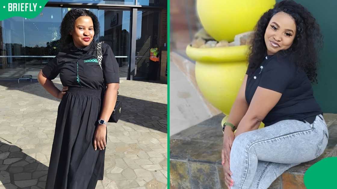 A woman showed her kitchen. A woman showed her kitchen.