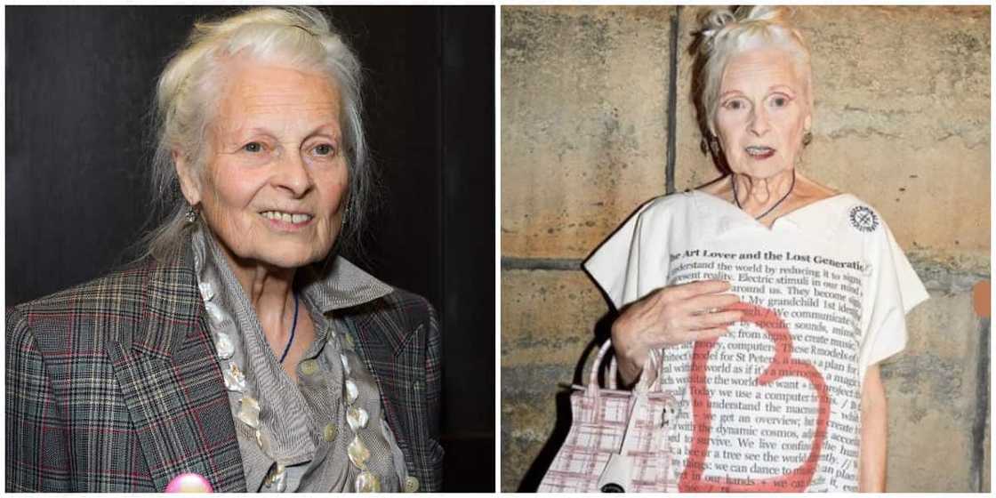 Vivienne Westwood/British fashion designer