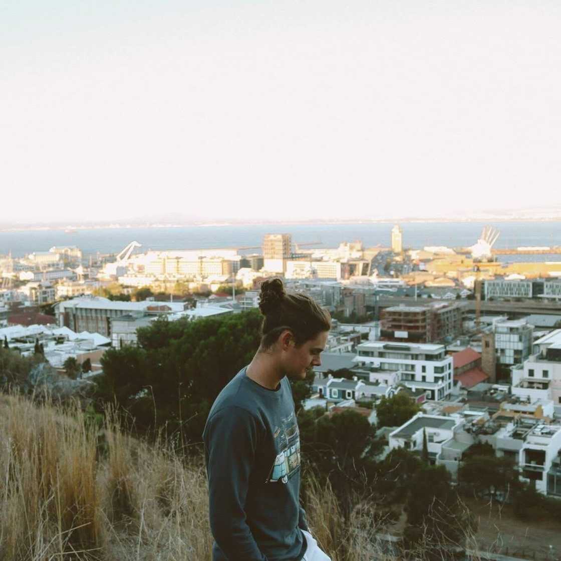 A 27-year-old entrepreneur from the Eastern Cape, South Africa, striking a pose for a photo.