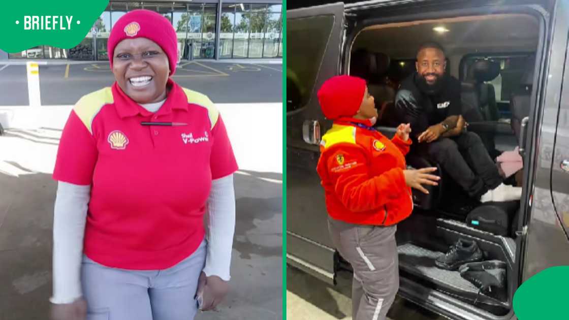Shell petrol attendant impresses Cassper Nyovest with presenter skills, SA says she belongs on radio