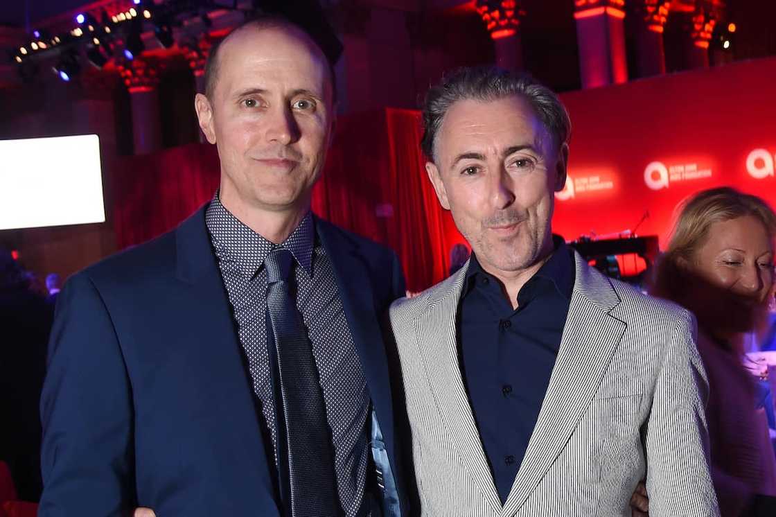 Shaffer (left) and Cumming (right) during Elton John AIDS Foundation's 15th Annual An Enduring Vision Benefit at Cipriani Wall Street in New York on 02 Nov 2016. Shaffer (left) and Cumming (right) during Elton John AIDS Foundation's 15th Annual An Enduring Vision Benefit at Cipriani Wall Street in New York on 02 Nov 2016.