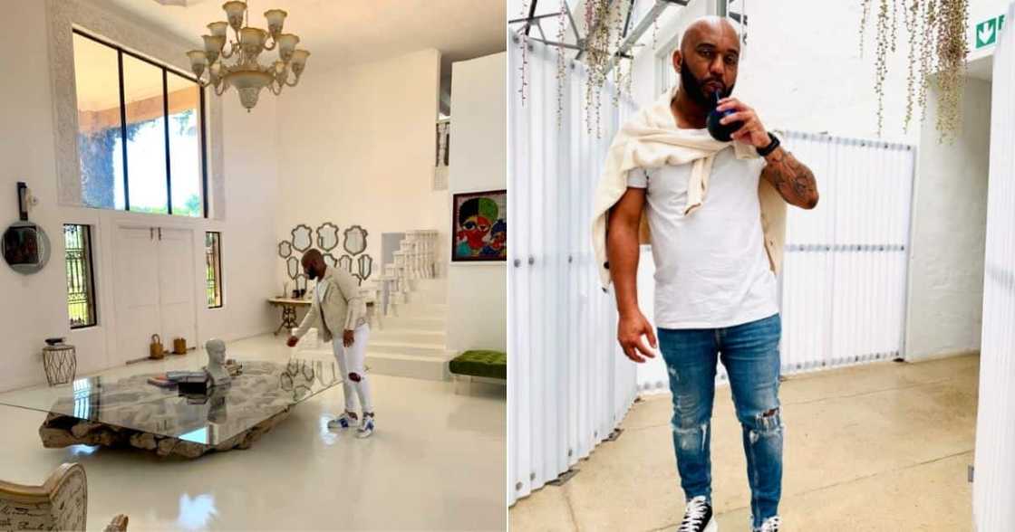 man, jeans, crib, apartment, swimming, pool, lights, chandelier, floor man, jeans, crib, apartment, swimming, pool, lights, chandelier, floor