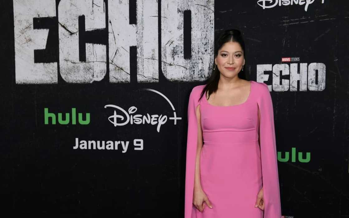 Native American actress Alaqua Cox arrives to celebrate the upcoming launch of Marvel Studios' 'Echo'