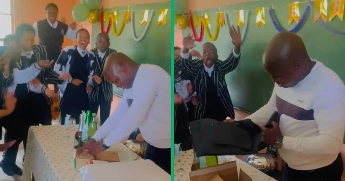 High School students gifted their teacher pants High School students gifted their teacher pants