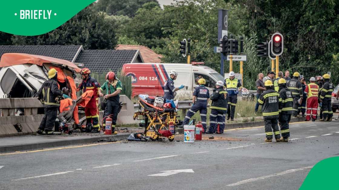 Three people died in an accident involving a truck, bakkie and a school transport in Mpumalanga