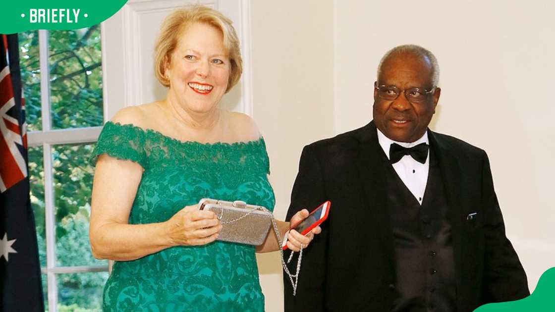 Clarence Thomas and his second wife, Virginia Lamp. Clarence Thomas and his second wife, Virginia Lamp.