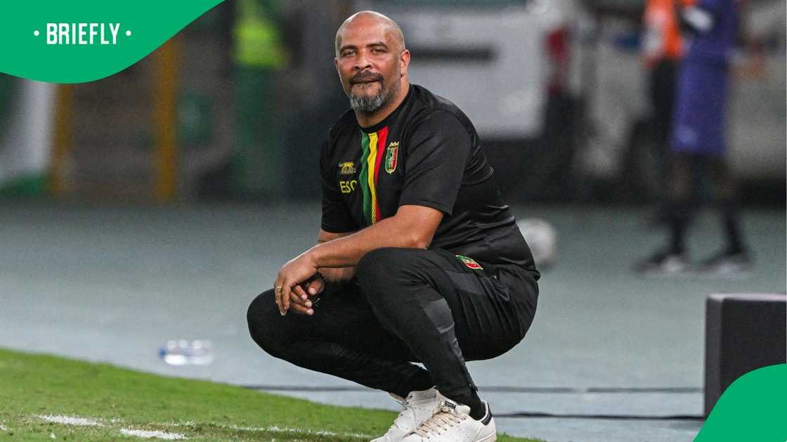 Nigerian coach Eric Chelle wants his team to improve on the field. Nigerian coach Eric Chelle wants his team to improve on the field.