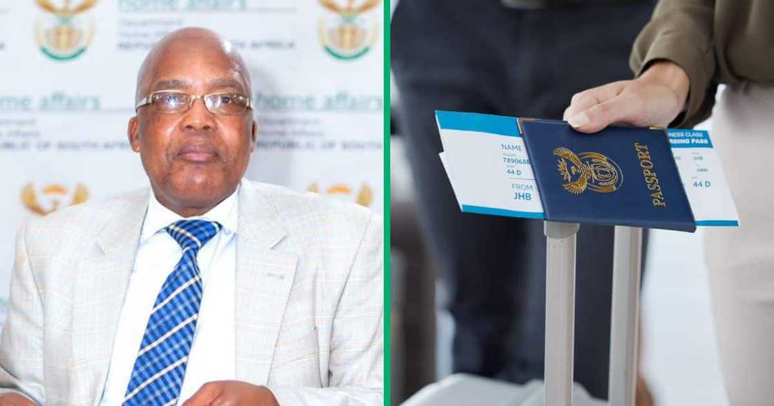 Picture of Minister of Home Affairs Dr Aaron Motsoaledi