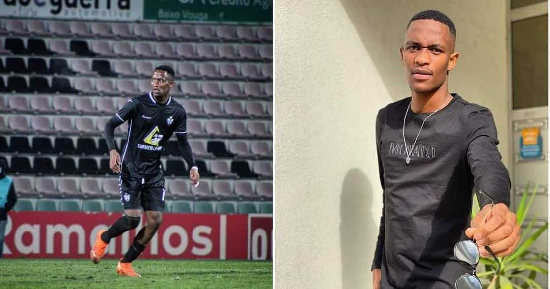 South African footballer George Matlou has alleged that he has been racially abused in Portugal. Image: LGMatlou/Instagram South African footballer George Matlou has alleged that he has been racially abused in Portugal. Image: LGMatlou/Instagram