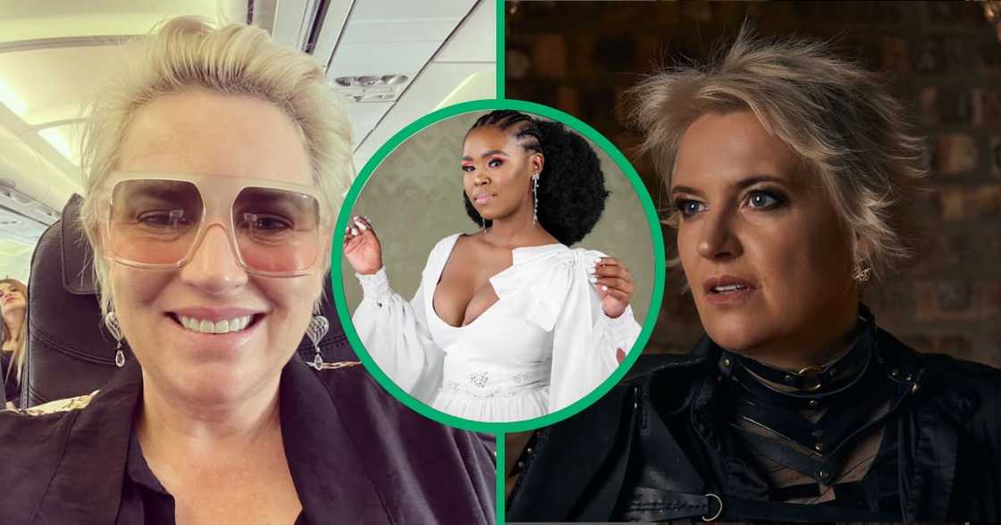 Karen shared a picture of herself and Zahara onstage performing Karen shared a picture of herself and Zahara onstage performing