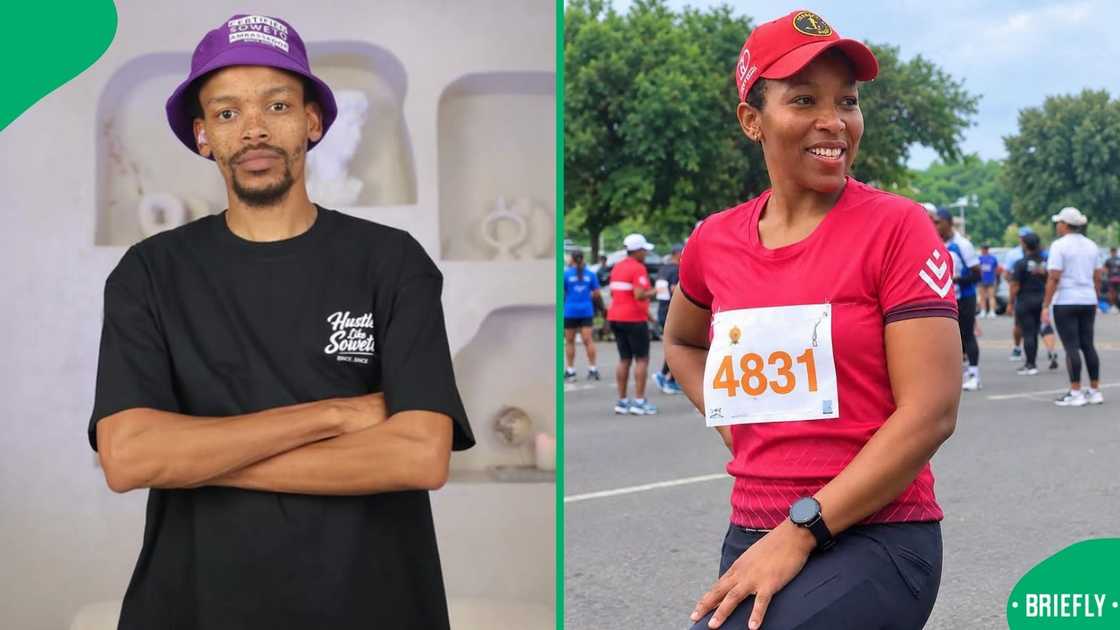 Nota Baloyi criticised people who run in Kempton Park