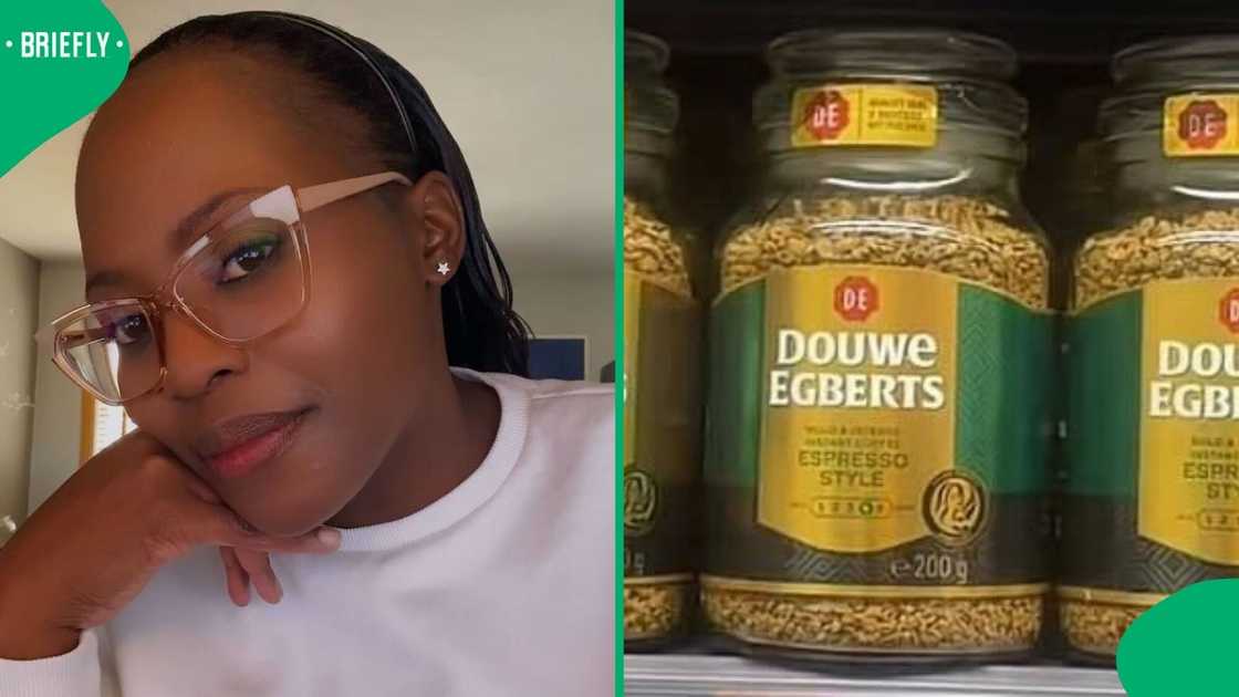 A woman showcased the crazy Douwe Egberts coffee sales taking place in South Africa.