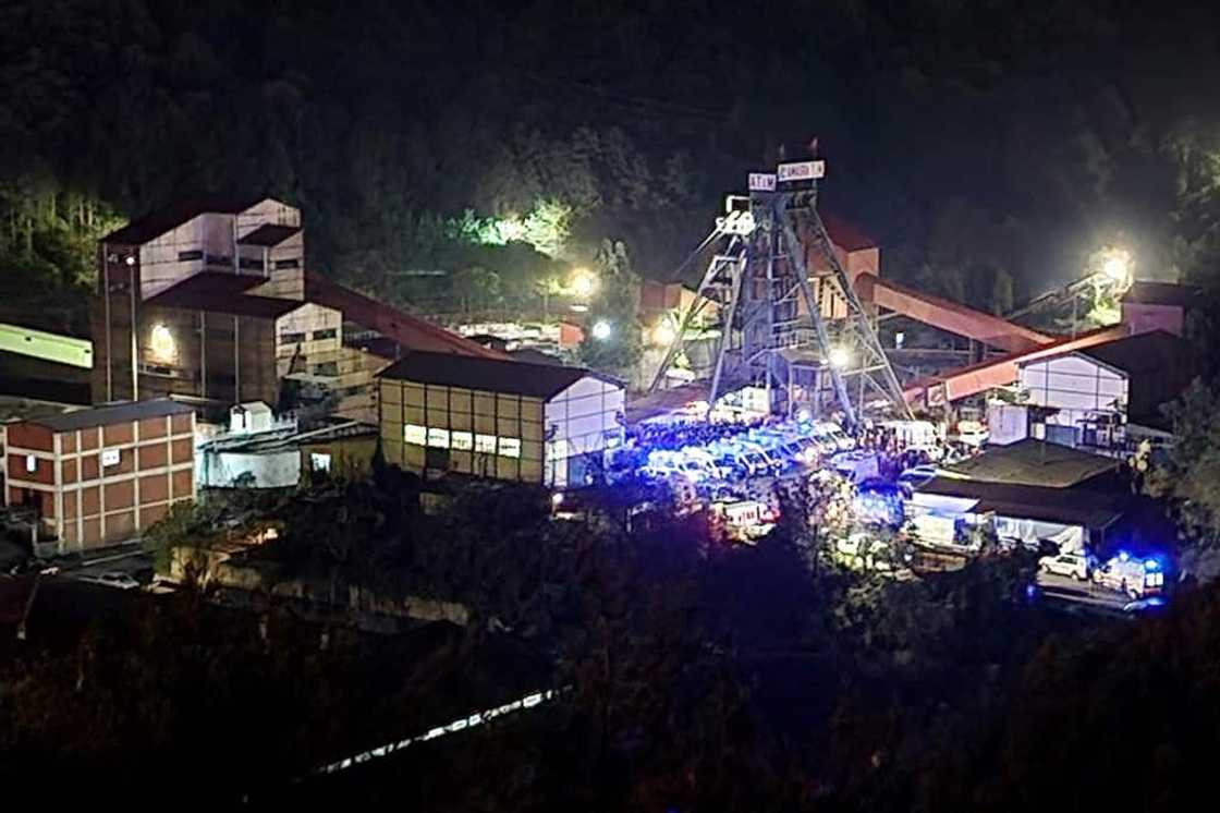 The search and rescue effort was being complicated by the dark which set in moments after the explosion The search and rescue effort was being complicated by the dark which set in moments after the explosion