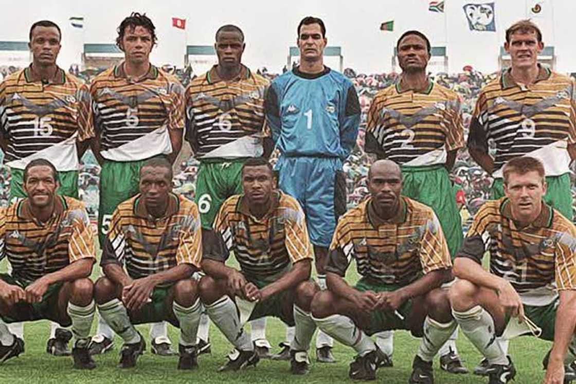 In 1996, South Africa hosted the Africa Cup of Nations. Bafana Bafana made history by winning the tournament, defeating Tunisia 2-0 in the final. In 1996, South Africa hosted the Africa Cup of Nations. Bafana Bafana made history by winning the tournament, defeating Tunisia 2-0 in the final.