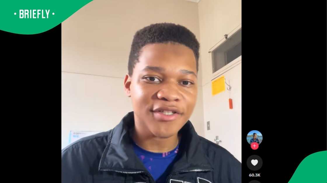 A young man went viral on TikTok. A young man went viral on TikTok.