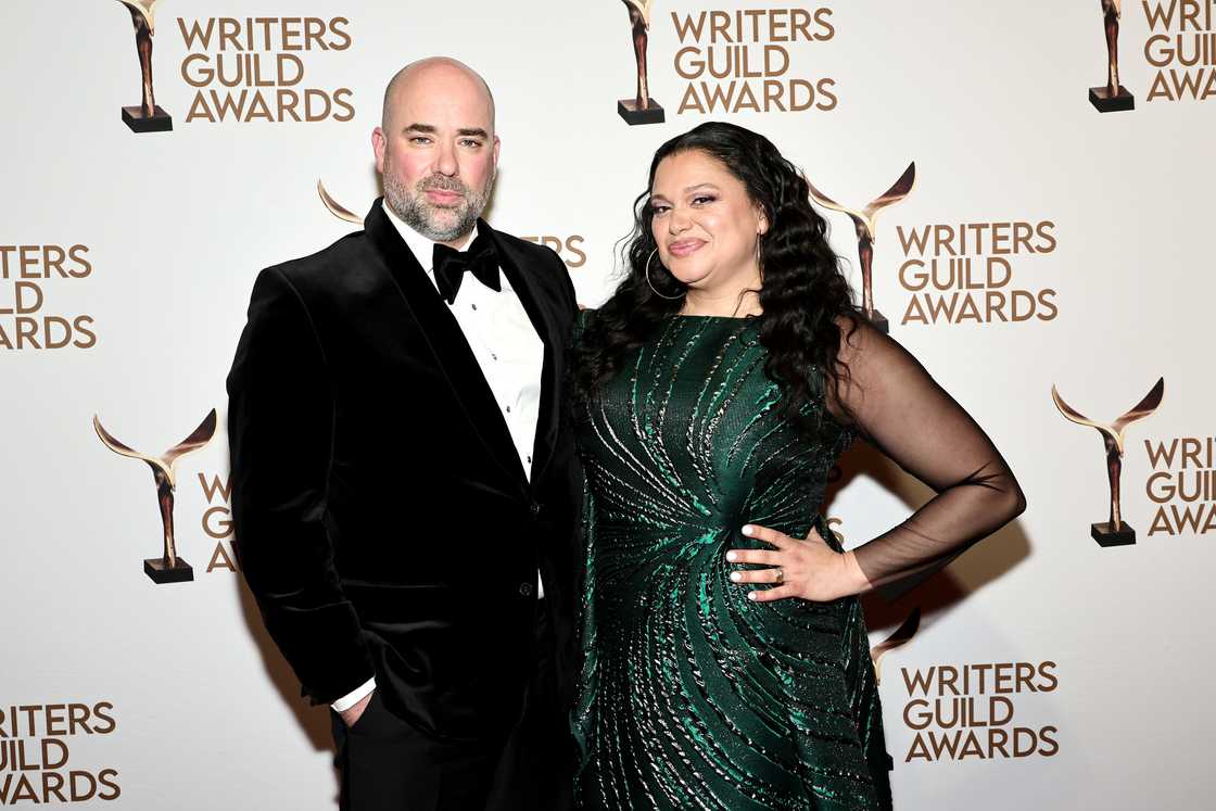 Gijs van der Most and Michelle Buteau at the Writers Guild Awards