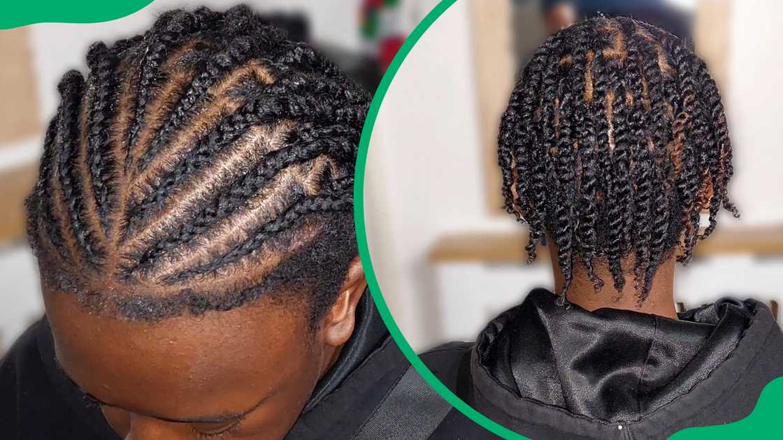 Cornrow twists