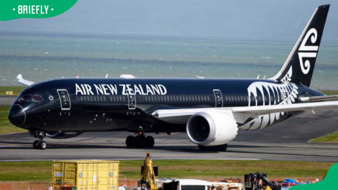 An Air New Zealand aircraft at Auckland Airport