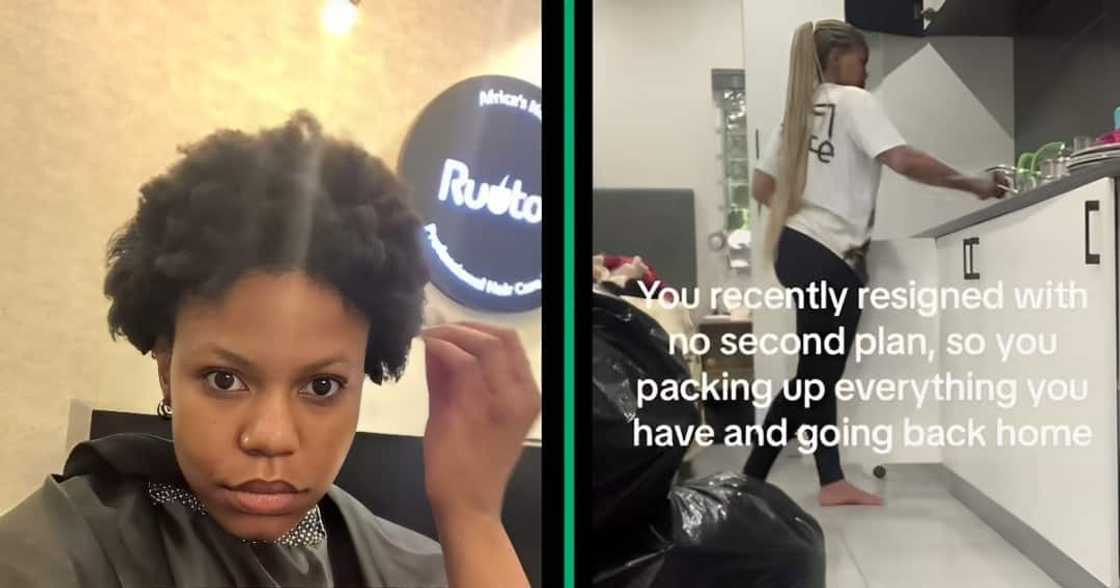 A lady revealed she left her job without a second plan in mind. A lady revealed she left her job without a second plan in mind.