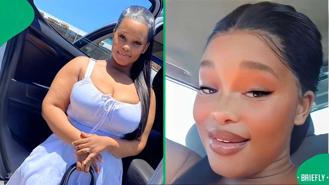 A woman showed off her humbling pregnancy in a viral TikTok video. A woman showed off her humbling pregnancy in a viral TikTok video.