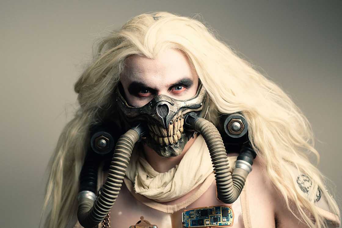 Cosplayer Adam Shefki as Immortan Joe Cosplayer Adam Shefki as Immortan Joe