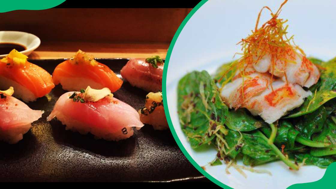 Sushi maki menu. Sushi maki menu.