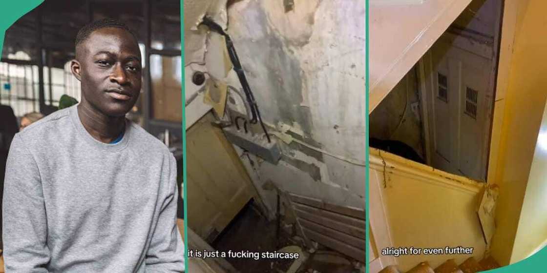 Man discovers hidden door inside his new flat, shares stunning video Man discovers hidden door inside his new flat, shares stunning video