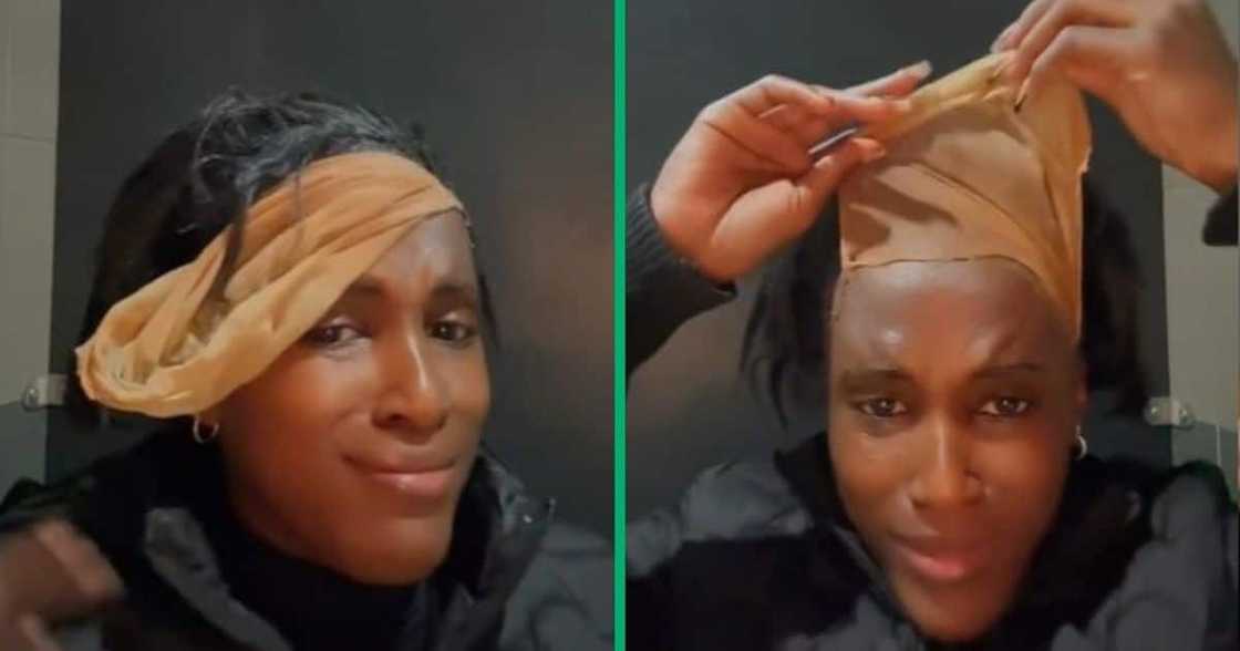 TikTok video of victim of Johannesburg CBD wig theft TikTok video of victim of Johannesburg CBD wig theft