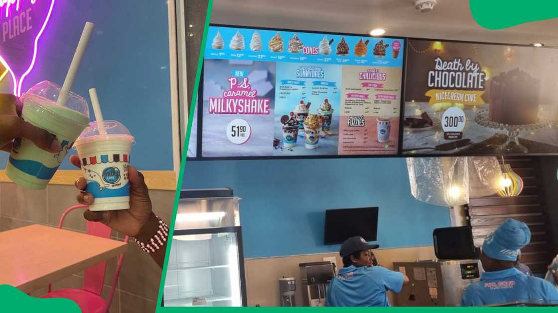 Milky  Lane menu