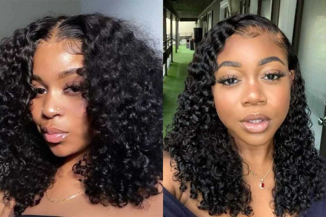 Gel up hairstyles with curly weave Gel up hairstyles with curly weave