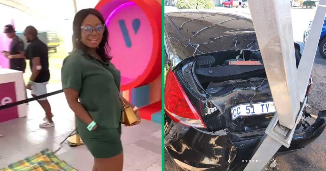 Heartbroken Lady Finds Car Damaged After Leaving It at a Durban Carwash Heartbroken Lady Finds Car Damaged After Leaving It at a Durban Carwash