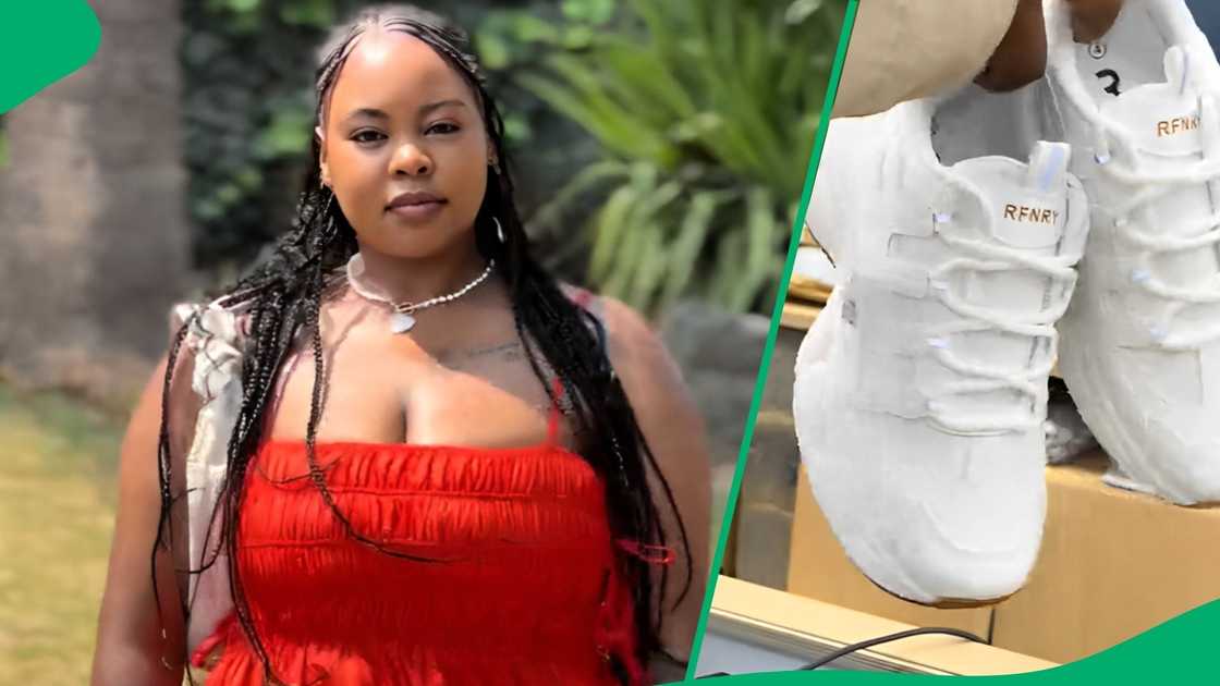 Social media users thanked a lady for plugging them with gorgeous footwear