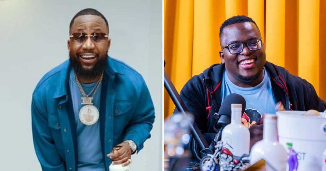 Cassper Nyovest and Sol Phenduka reacted to the Saint situation