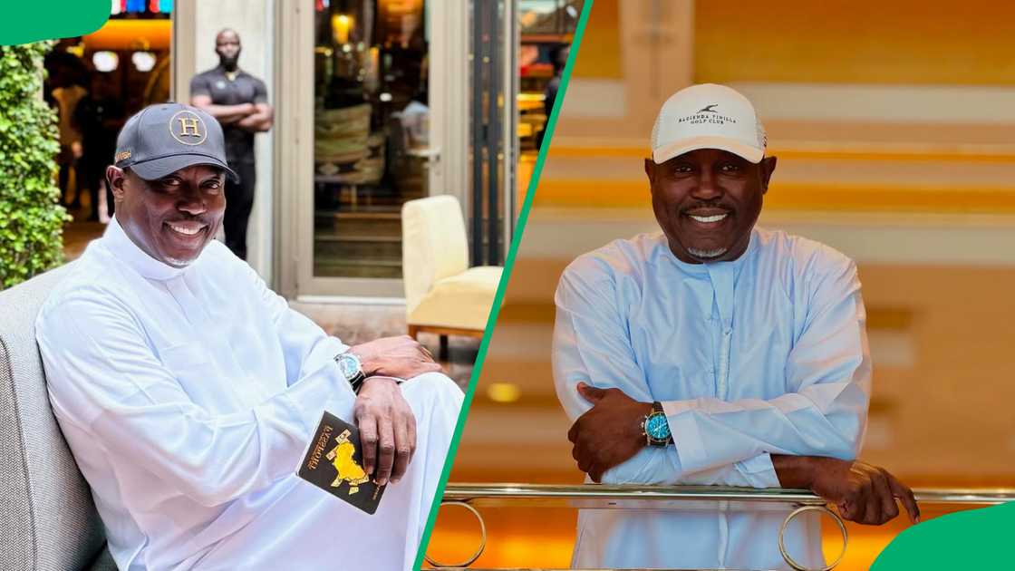 Simon Guobadia wearing white Nigerian male outfits Simon Guobadia wearing white Nigerian male outfits