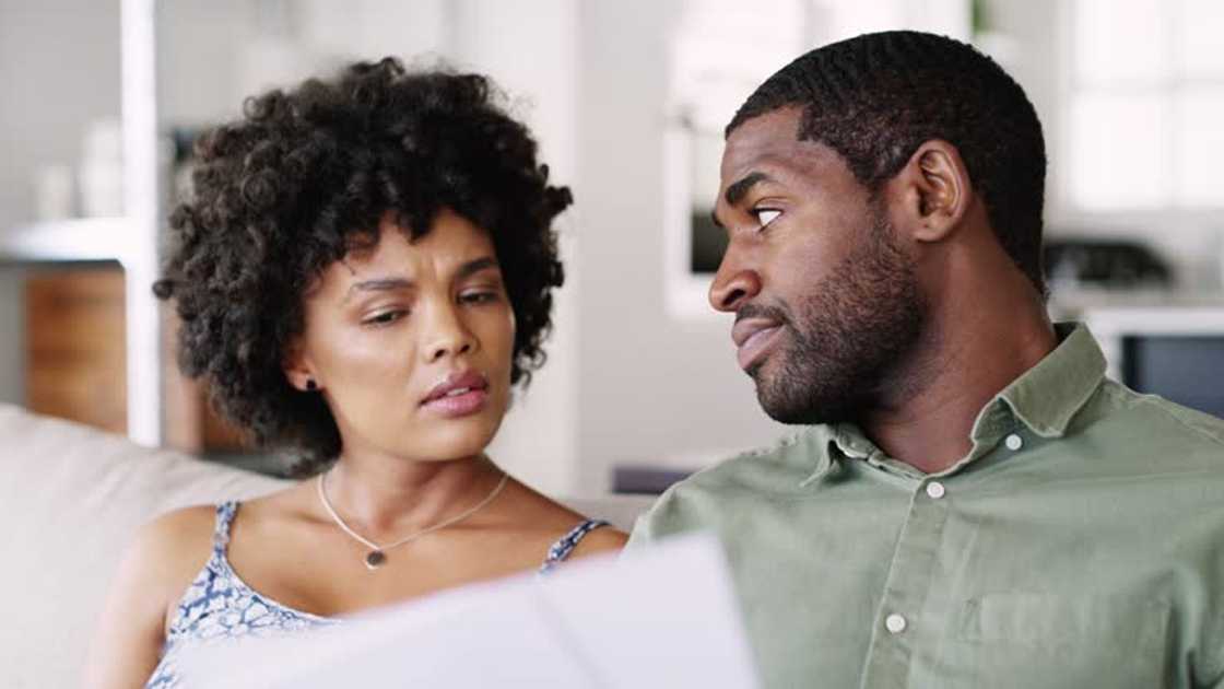 A young couple at home A young couple at home