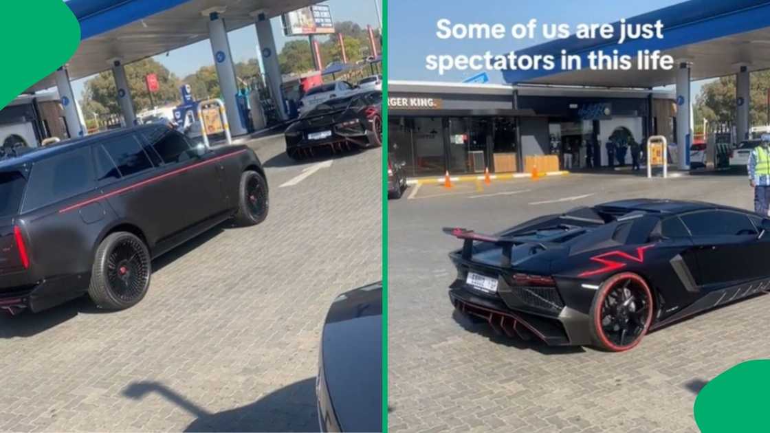 Mzansi reacts to video of high-end vehicle at local garage Mzansi reacts to video of high-end vehicle at local garage