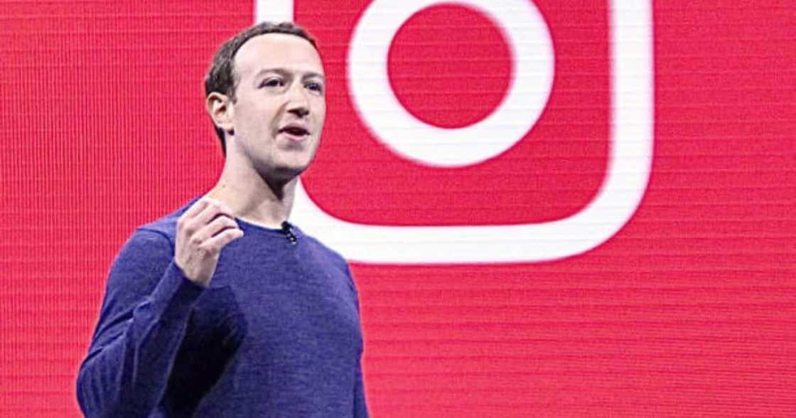 Mark Zuckerberg speaking at an event. Mark Zuckerberg speaking at an event.
