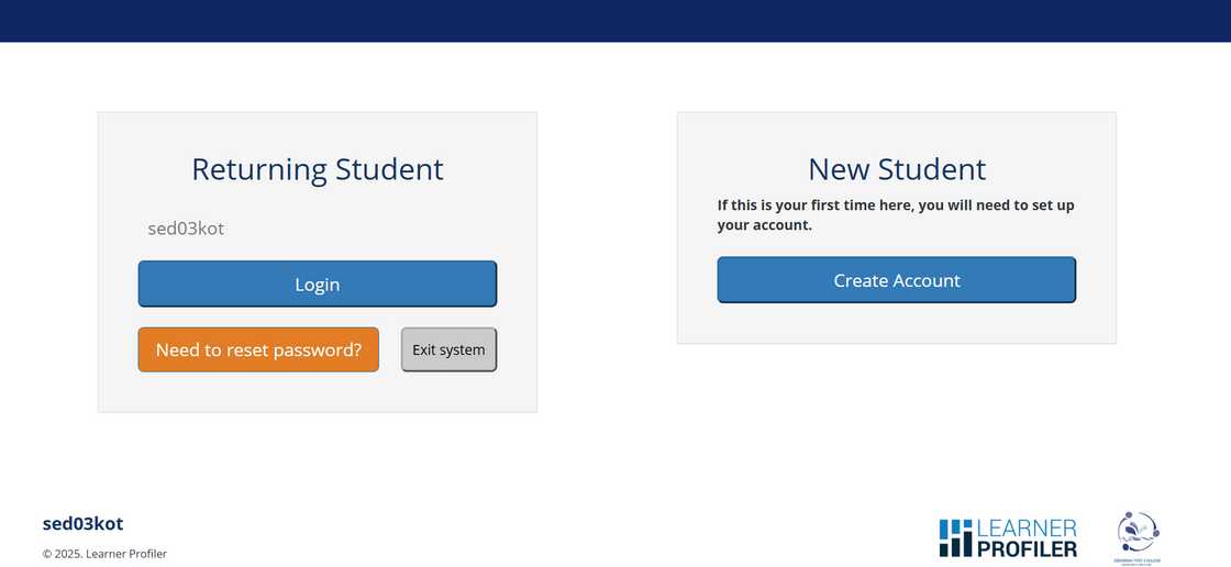Sedibeng College learners profile Sedibeng College learners profile