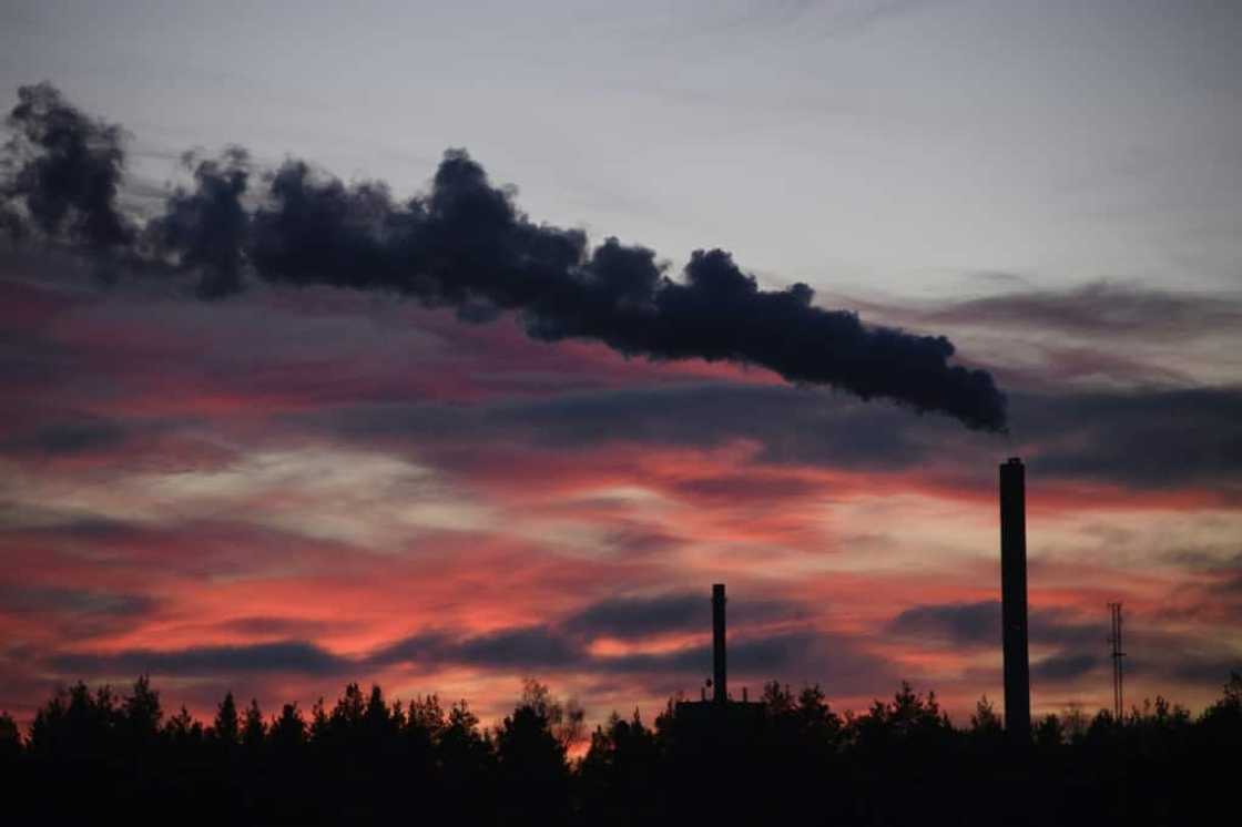 Smoke comes out a factory in Vasaa, Finland on December 6, 2022 Smoke comes out a factory in Vasaa, Finland on December 6, 2022