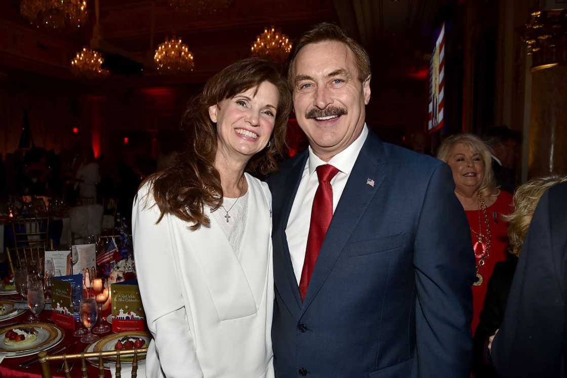 Photo of Mike Lindell and his new wife