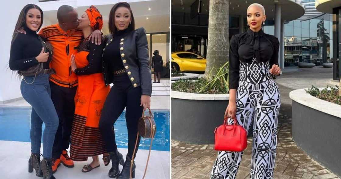 Mihlali Ndamase and Leeroy Sidambe Mihlali Ndamase and Leeroy Sidambe