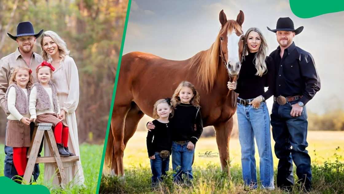 Cody Johnson, his wife (Brandi) and daughters (Cori and Clara) Cody Johnson, his wife (Brandi) and daughters (Cori and Clara)