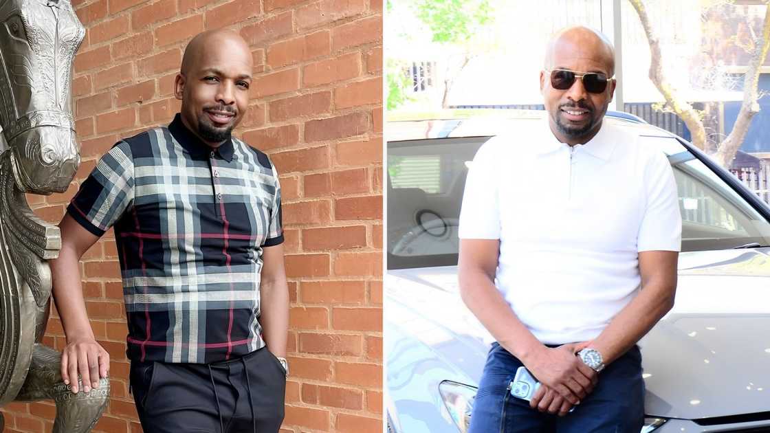 Lebo Gunguluza was seen fighting with his girlfriend Lebo Gunguluza was seen fighting with his girlfriend